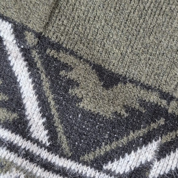 Frye The Cozy Cardigan Women's Southwestern Open Front Longline Sweater - Size L - Picture 10 of 16